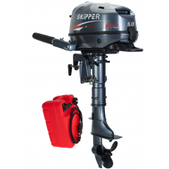 Мотор лодочный Шкипер 5.0 HP POWER PLUS 4-х тактный + выносной бак