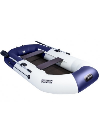 Лодка ПВХ Таймень N 270 С "Комби" светло-серый/синий Лодка ПВХ Таймень N 270 С "Комби" светло-серый/синий