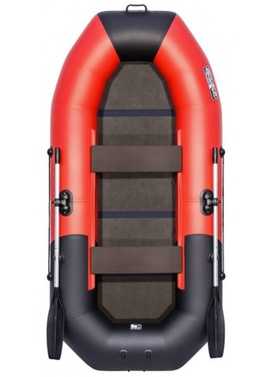 Лодка ПВХ Таймень N 270 С "Комби" красный/черный
