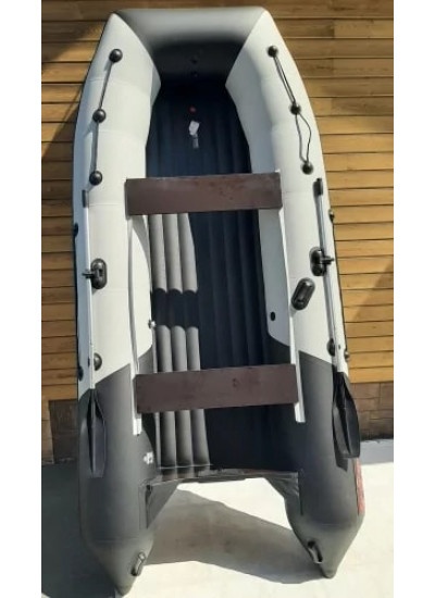Лодка ПВХ Таймень RX 3900 НДНД светло-серый/черный Лодка ПВХ Таймень RX 3900 НДНД светло-серый/черный