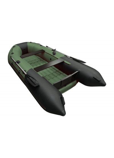 Лодка ПВХ Таймень NX 3400 НДНД "Комби" зеленый/черный