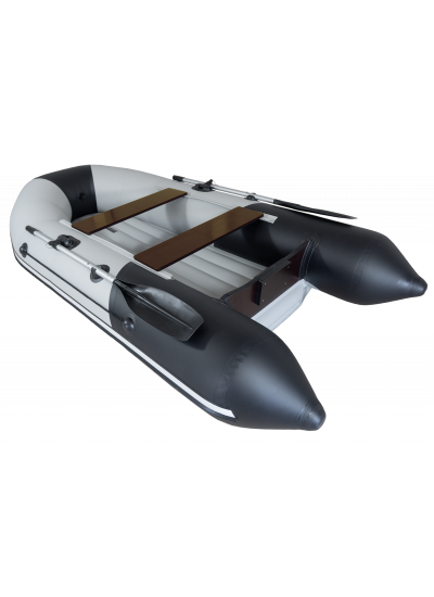 Лодка ПВХ Таймень NX 2800 НДНД "Комби" светло-серый/черный