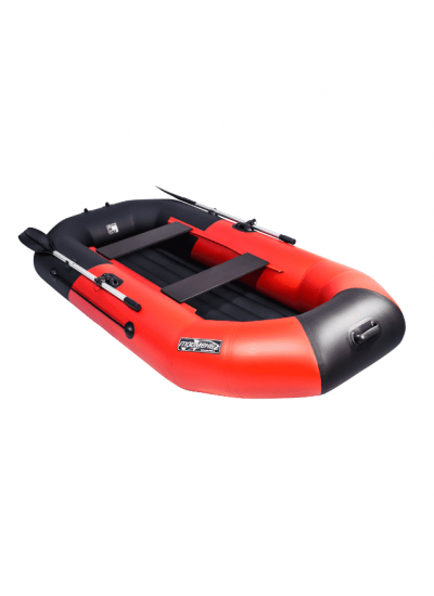 Лодка ПВХ Таймень N 270 НД "Комби" красный/черный