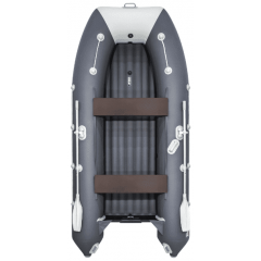 Лодка ПВХ Таймень LX 3600 НДНД Графит/светло-серый