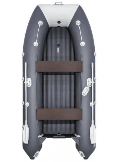 Лодка ПВХ Таймень LX 3600 НДНД Графит/светло-серый