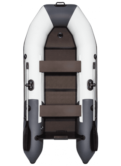 Лодка ПВХ Таймень NX 2850 СК "Комби" светло-серый/графит